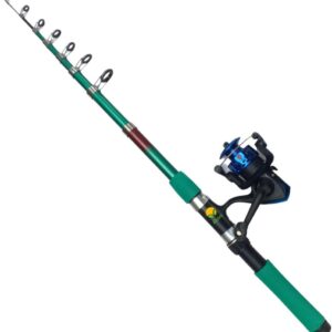 Fishing rod 210 cm rod and reel complete kit